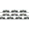 Trix 15414 N Clorine Gas Tank Wagons (Set of 10) - Your Source for Gaming Essentials* Trains