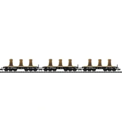 Trix 15452 N DB Type Sa 705 "Ingot Moulds" Heavy-Duty Flat Car Set (Set of 3) - Your Source for Gaming Essentials* Trains