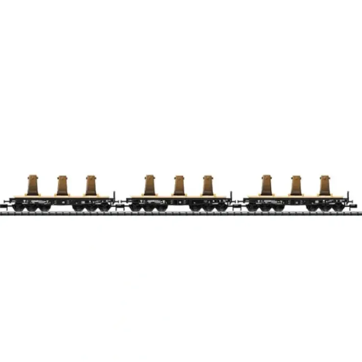 Trix 15452 N DB Type Sa 705 "Ingot Moulds" Heavy-Duty Flat Car Set (Set of 3) - Your Source for Gaming Essentials* Trains