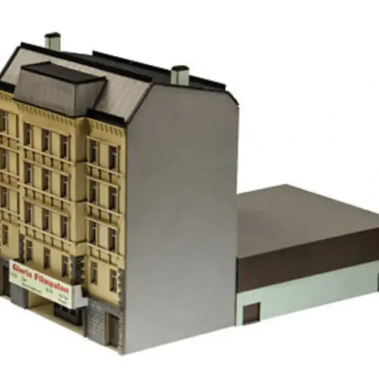 Trix 66148 N Movie Theater with Apartments Minitrix Laser-Cut Card Kit - Your Source for Gaming Essentials* Trains