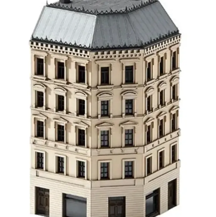 Trix 66145 N Wilhelminian-Era 5-Story Corner Townhouse Laser-Cut Architectural - Your Source for Gaming Essentials* Trains
