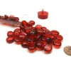 Board Games>Tube of 40 Glass Gaming Stones (12-15mm) - Crystal Red - Your Source for Gaming Essentials