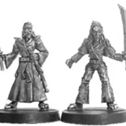 Tabletop Miniatures>Unarmored Samurai (2) #04-301 Classic Ral Partha Fantasy RPG Metal Figure - Your Source for Gaming Essentials