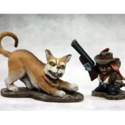 Tabletop Miniatures>Unpainted Angela & Scooter, Mousling Cowgirl, Hound Chronoscope - Your Source for Gaming Essentials