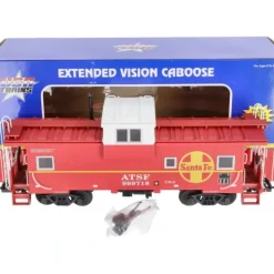 USA Trains 12123 G Atchison, Topeka & Santa Fe Extended Vision Caboose #999718 - Your Source for Gaming Essentials* Trains
