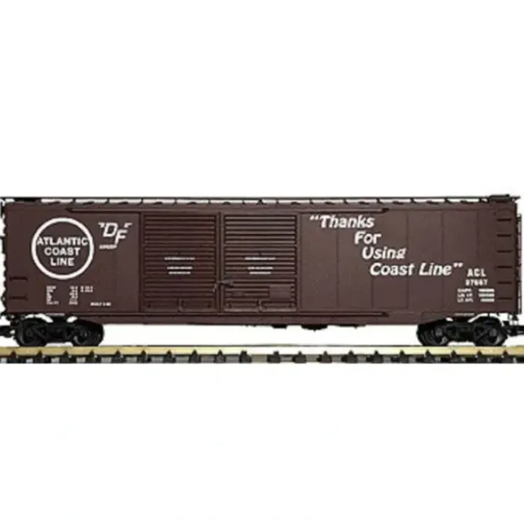 USA Trains 193112 G Atlantic Coast Line 50' Steel Box Car - Metal Wheels - Your Source for Gaming Essentials* Trains