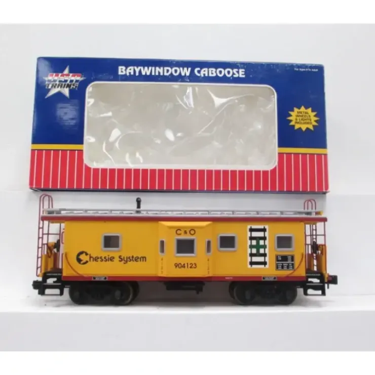 USA Trains 12056 G Chessie Bay Window Caboose #904122 - Metal Wheels - Your Source for Gaming Essentials* Trains