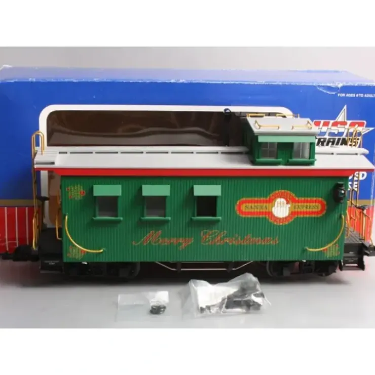 USA Trains 12025 G Christmas American Series Woodsided Caboose - Your Source for Gaming Essentials* Trains