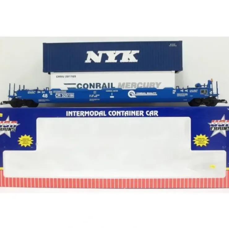 USA Trains 17133 G Conrail Gunderson Husky Stack with 2 Containers #1 - Your Source for Gaming Essentials* Trains