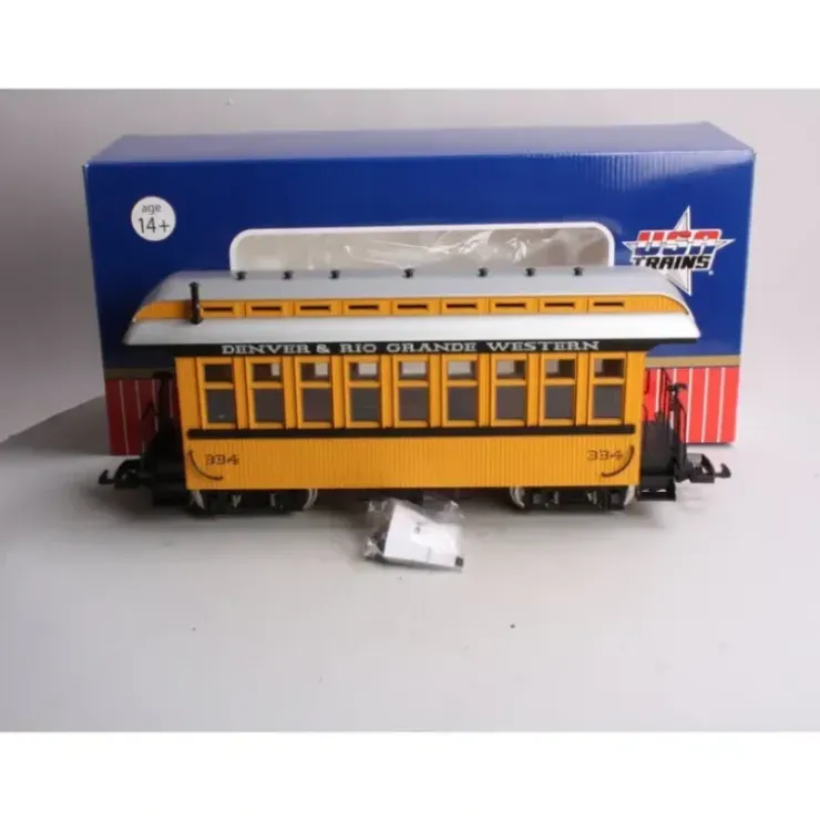 USA Trains 30401 G Denver & Rio Grande Western Overton Passenger Car #334 - Your Source for Gaming Essentials* Trains