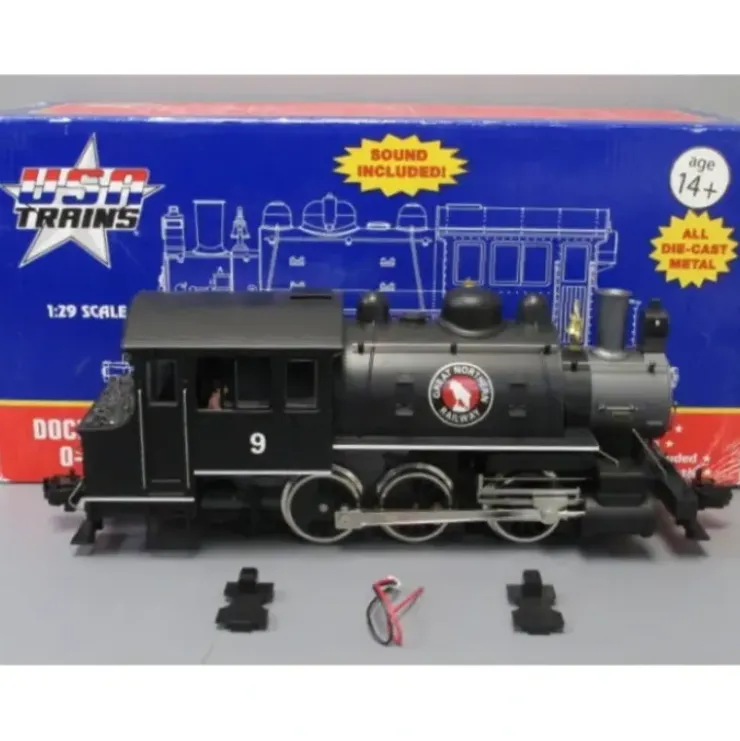 USA Trains 20069 G Great Northern Dockside 0-6-0T Steam Locomotive with Sound #9 - Your Source for Gaming Essentials* Trains
