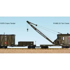 USA Trains 1869 G Great Northern 25-Ton Crane Metal Wheels - Your Source for Gaming Essentials* Trains