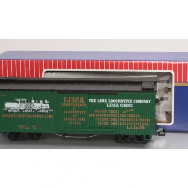 USA Trains 19038 G Lima Locomotive Co. Wood Box Car #785 - Your Source for Gaming Essentials* Trains