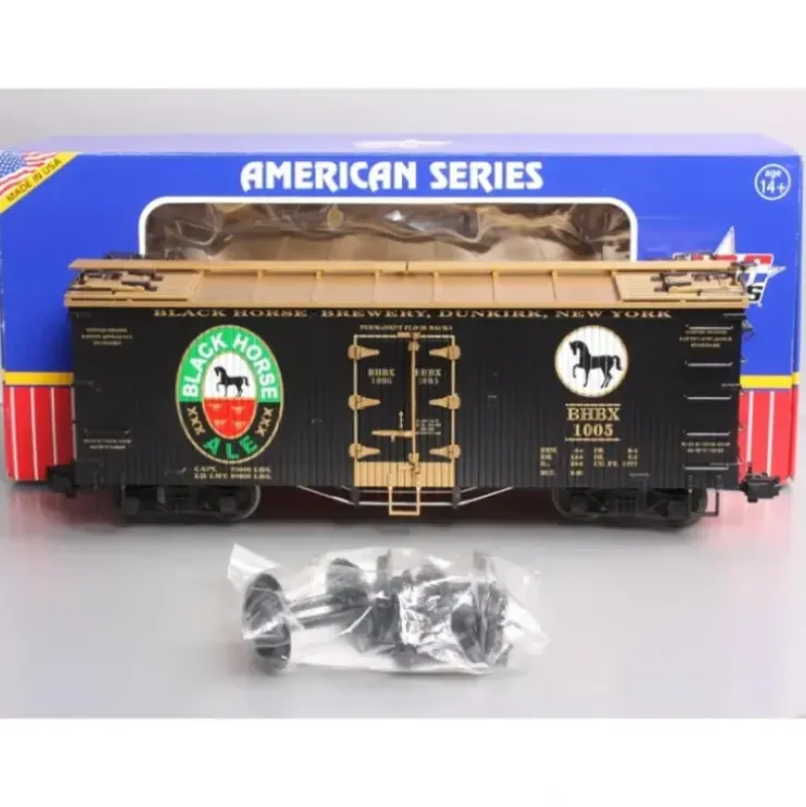 USA Trains 16413 G Scale Black Horse Ale Refrigerator Car -Metal Wheels EX/Box - Your Source for Gaming Essentials* Trains