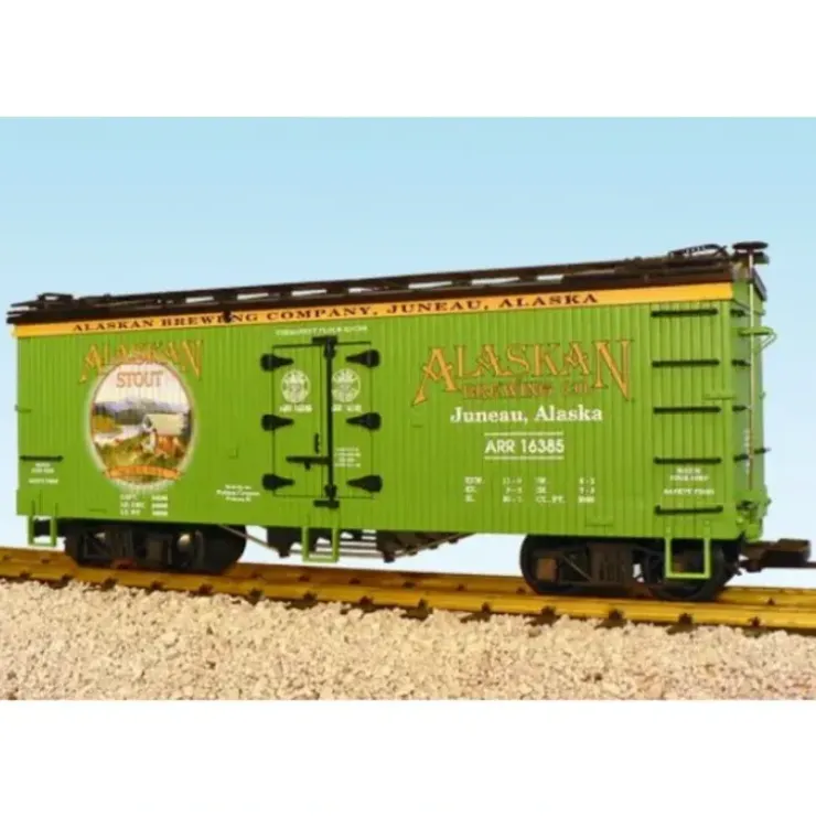 USA Trains R16385 G Alaskan Brewing Co. Wood Ice Reefer - Your Source for Gaming Essentials* Trains
