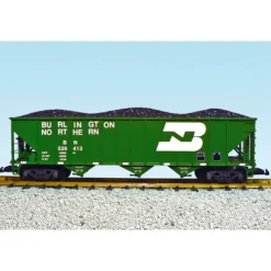 USA Trains R14018 G BN 70 Ton 3 Bay Coal Hopper Car #526413 - Metal Wheels - Your Source for Gaming Essentials* Trains
