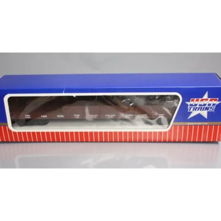 USA Trains R1827 G Colorado & Southern Railway Work Flat Car with Load - Your Source for Gaming Essentials* Trains
