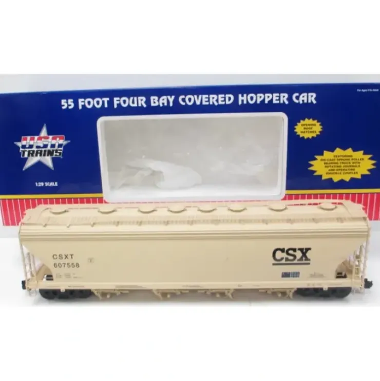 USA Trains R14109 G CSX The Ultimate Series 4-Bay Center Flow Hopper #607556 - Your Source for Gaming Essentials* Trains