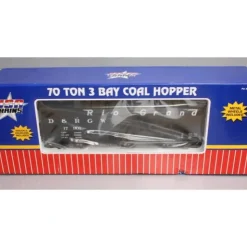 USA Trains R14004 G Denver & Rio Grande Western 70-Ton 3-Bay Coal Hopper #17901 - Your Source for Gaming Essentials* Trains