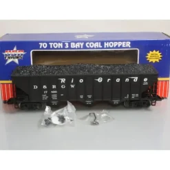 USA Trains R14004 G Denver & Rio Grande Western 70-Ton 3-Bay Coal Hopper #17996 - Your Source for Gaming Essentials* Trains