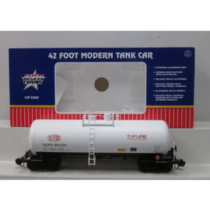 USA Trains R15261 G DuPont 42' Modern Tank Car #80105 (Metal Wheels) - Your Source for Gaming Essentials* Trains