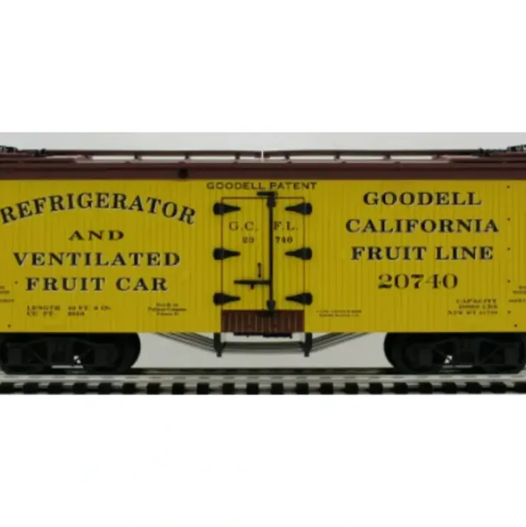 USA Trains R16298 G Goodell California Fruit Line Wood Refrigerator Car #20740 - Your Source for Gaming Essentials* Trains