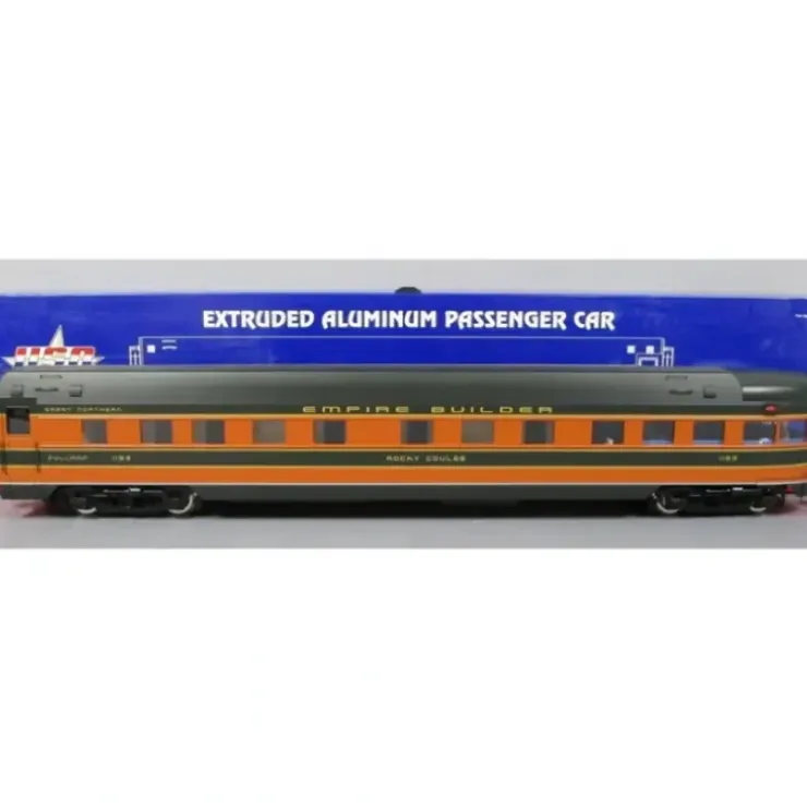 USA Trains R31060 GN "Empire Builder" Aluminum Observation Car Lighted - Your Source for Gaming Essentials* Trains