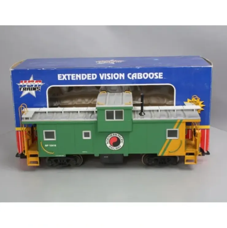 USA Trains R12118 G Northern Pacific Extended Vision Caboose - Your Source for Gaming Essentials* Trains