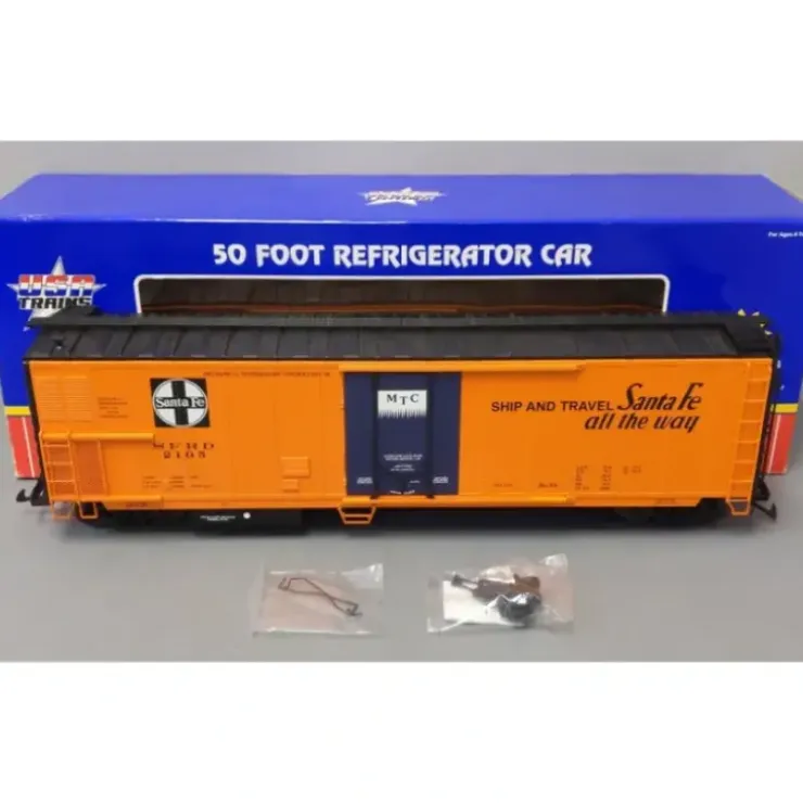USA Trains R16700 G Santa Fe "El Capitan" 50ft. Refrigerator Cars #2105 VG/Box - Your Source for Gaming Essentials* Trains