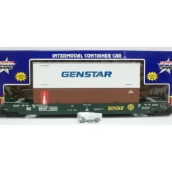 USA Trains R17123 G Scale BNSF Gunderson Husky Stack Car w/ Containers#12030 - Your Source for Gaming Essentials* Trains