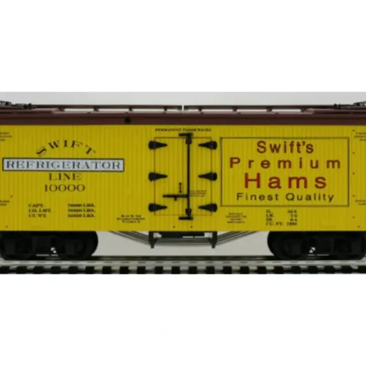 USA Trains R16307 G Swift's Preimum Hams Wood Refrigerator Car - Your Source for Gaming Essentials* Trains
