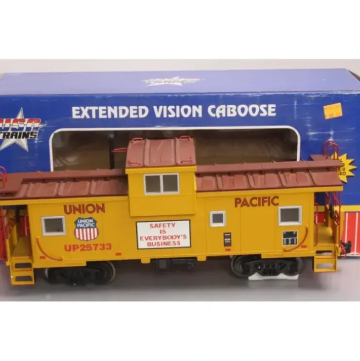 USA Trains R12103 G Union Pacific Extended Vision Caboose #25733 - Metal Wheels - Your Source for Gaming Essentials* Trains