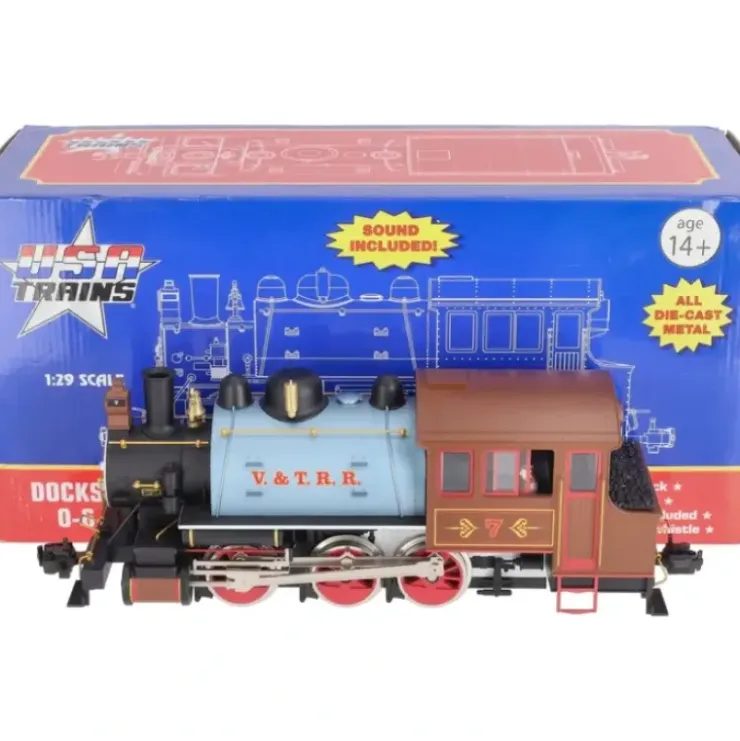 USA Trains R20061 G VT Dockside 0-6-0T Steam Locomotive with Sound #7 - Your Source for Gaming Essentials* Trains