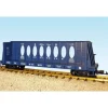 USA Trains R17408 G White Pass & Yukon Centerbeam Flatcar Blue - Your Source for Gaming Essentials* Trains