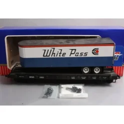 USA Trains R17020 G White Pass and Yukon Piggy Back Flat Car - Your Source for Gaming Essentials* Trains