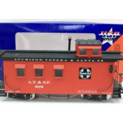 USA Trains R12004 Santa Fe Wood Side Caboose #202 (Metal Wheels) - Your Source for Gaming Essentials* Trains