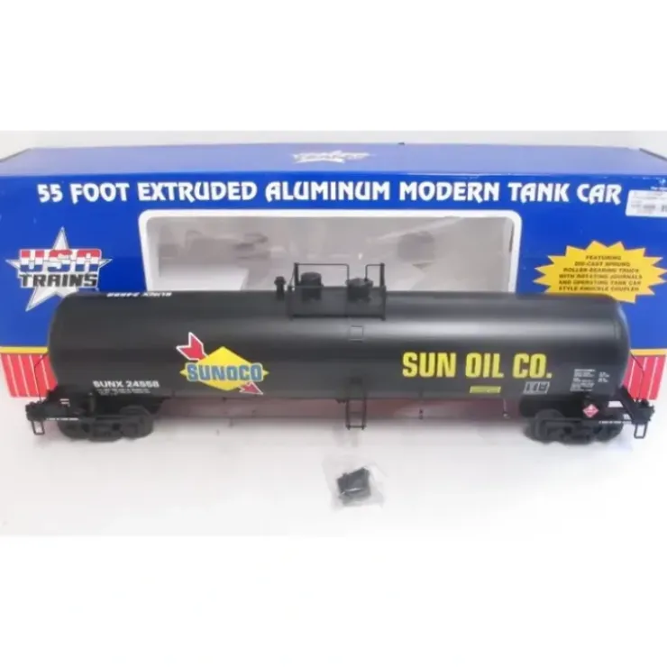 USA Trains 15165 Sunoco Tank Car with Extruded Aluminum Body - Metal Wheels - Your Source for Gaming Essentials* Trains