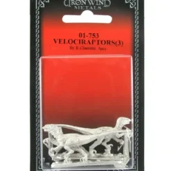 Tabletop Miniatures>Velociraptors (3) #01-753 Classic Ral Partha Fantasy RPG Metal Figure - Your Source for Gaming Essentials