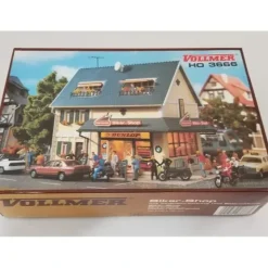 Vollmer 3666 Biker's Shop Building Kit - Your Source for Gaming Essentials* Trains