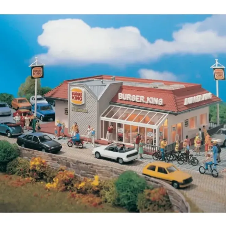 Vollmer 3632 HO Scale Burger King Restaurant Building Kit - Your Source for Gaming Essentials* Trains