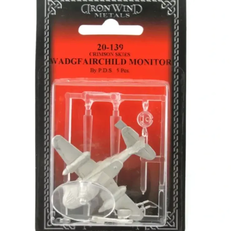 Tabletop Miniatures>Wagd Fairchild Monitor #20-139 Crimson Skies RPG Metal Ral Partha Figure - Your Source for Gaming Essentials