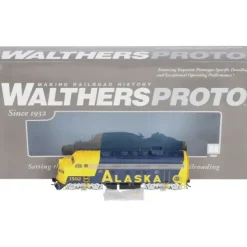 Walthers 920-47711 HO Alaska EMD F7A w/48" Dynamic Fan-Standard DC #1502 LN/Box - Your Source for Gaming Essentials* Trains