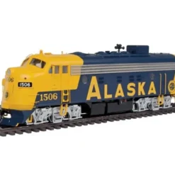 Walthers 920-47712 HO Alaska EMD F7A w/48" Dynamic Fan-Standard DC #1506 - Your Source for Gaming Essentials* Trains