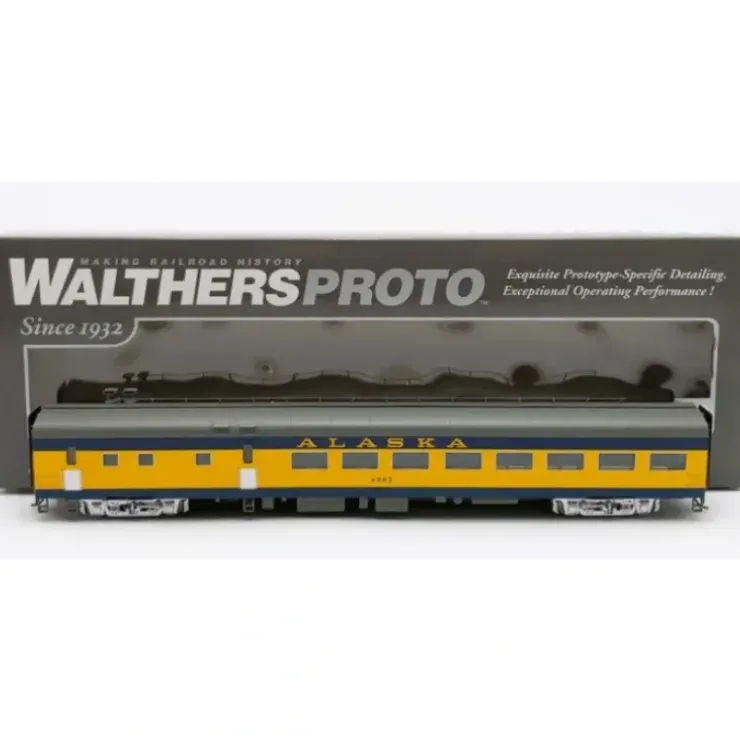 Walthers 920-11700 HO Alaska Railroad 85' ACF Cafe-Lounge Car #4002 - Your Source for Gaming Essentials* Trains