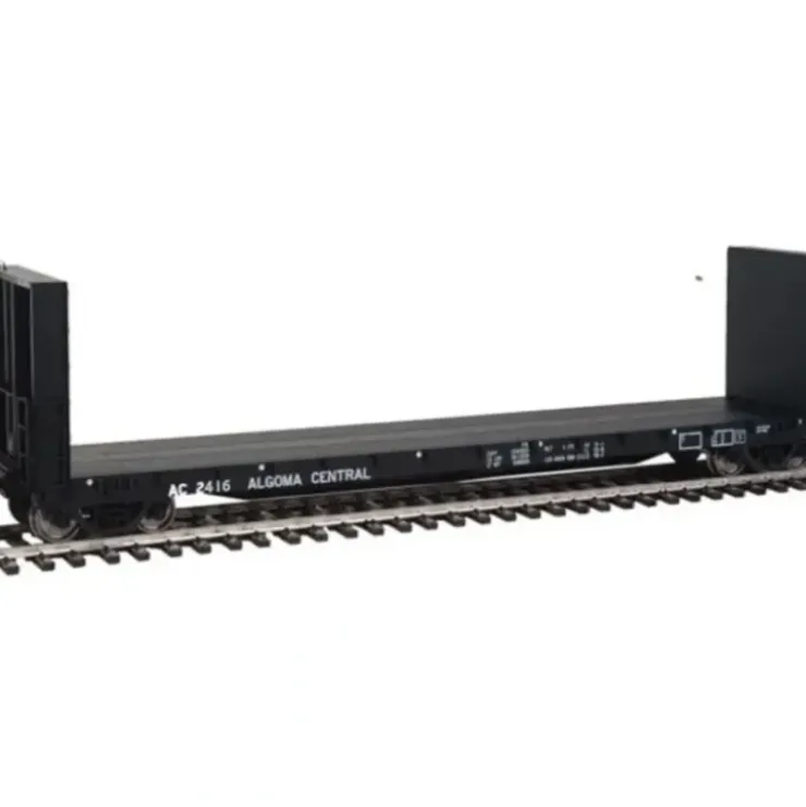 Walthers 920-104309 HO Algoma Central 50' CC&F Bulkhead Flatcar #2416 - Your Source for Gaming Essentials* Trains
