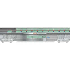 Walthers 920-13321 HO Amtrak 85' Budd Hi-Level Sky Lounge - Your Source for Gaming Essentials* Trains