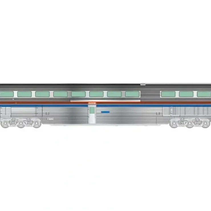 Walthers 920-13332 HO Amtrak 85' Budd Hi-Level Diner (Phase 2) - Your Source for Gaming Essentials* Trains