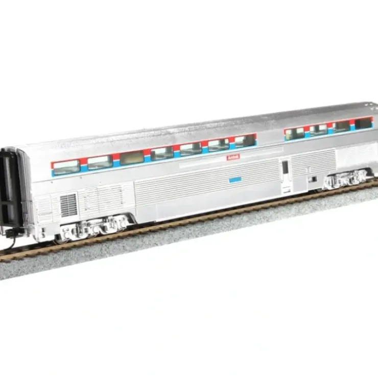 Walthers 920-14331 HO Amtrak 85' Phase I Budd Hi-Level Diner - Lighted - Your Source for Gaming Essentials* Trains