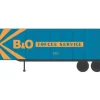 Walthers 949-2357 HO Assembled Baltimore & Ohio 32' Trailer (Set of 2) - Your Source for Gaming Essentials* Trains