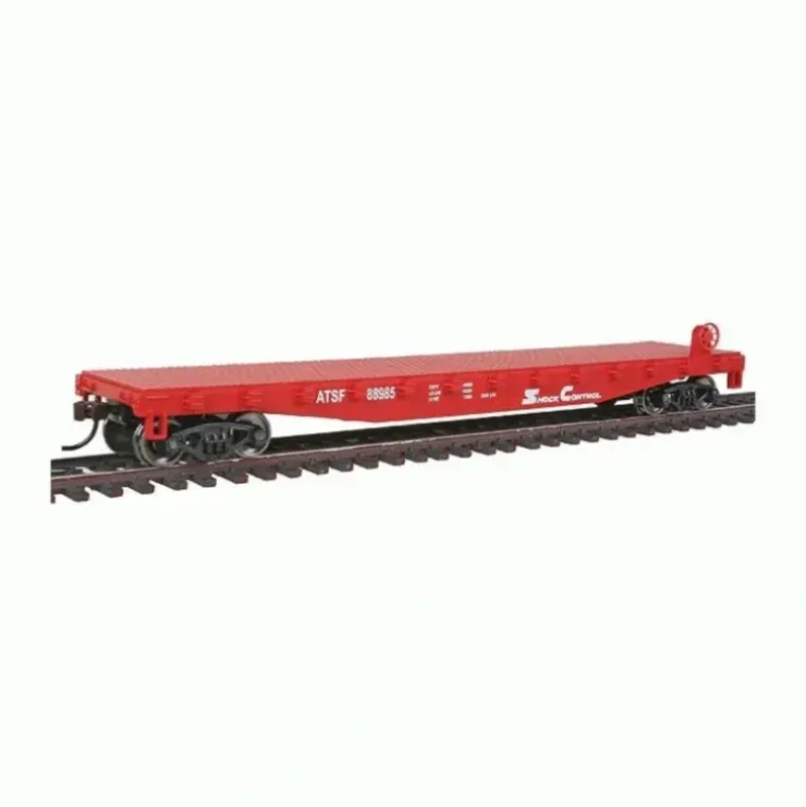 Walthers 931-1605 HO Atchison, Topeka & Santa Fe Flatcar #88985 - Ready to Run - Your Source for Gaming Essentials* Trains